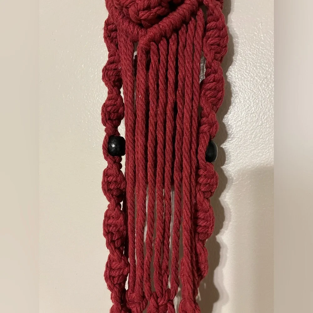 Macrame plant holders-Two